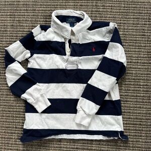 Ralph Lauren Kids Polo in Navy and White